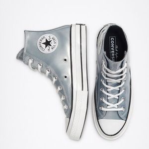 Silver Converse Sneakers